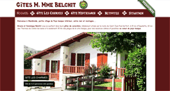 Desktop Screenshot of gites-belchit.com